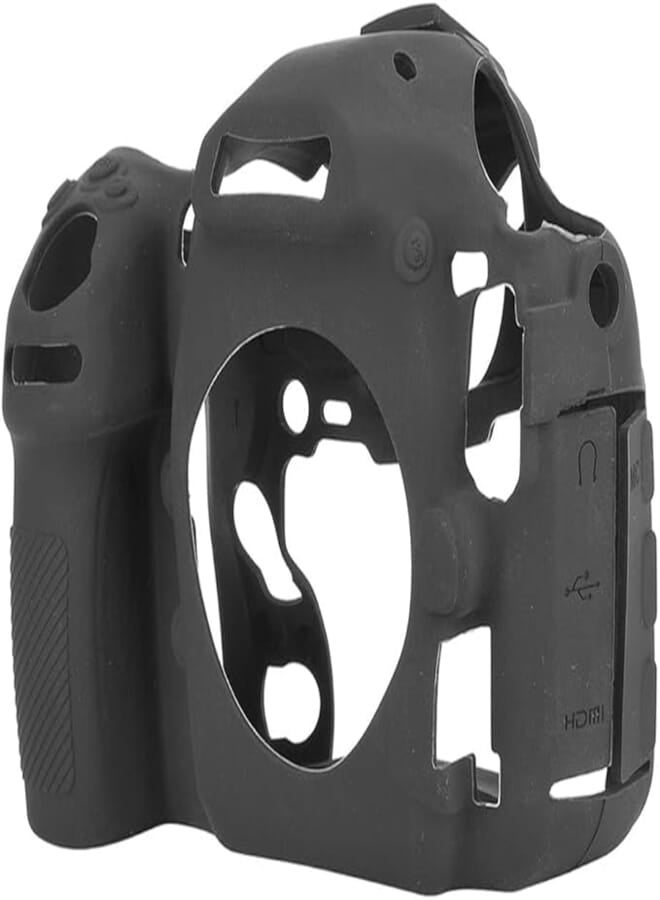 Protective Camera Case, Professional Silicone Camera Cover Shell with Precision Hole Position for Nikon D850 Camera Lightweight and Portable